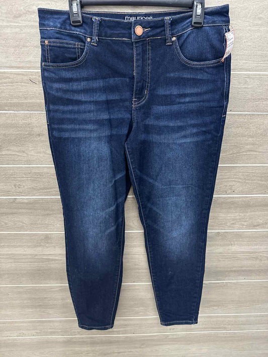 Maurices Blue Womens Women Size 12 Jeans
