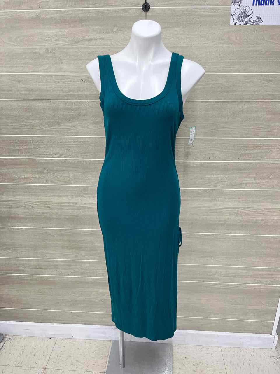 Maurices Size 8/10 Teal Womens Dress