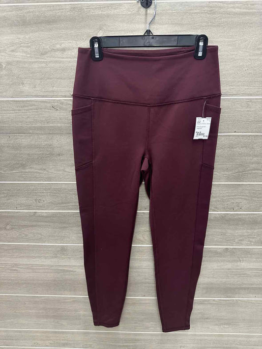 Spyder Size M Burgundy Womens Leggings
