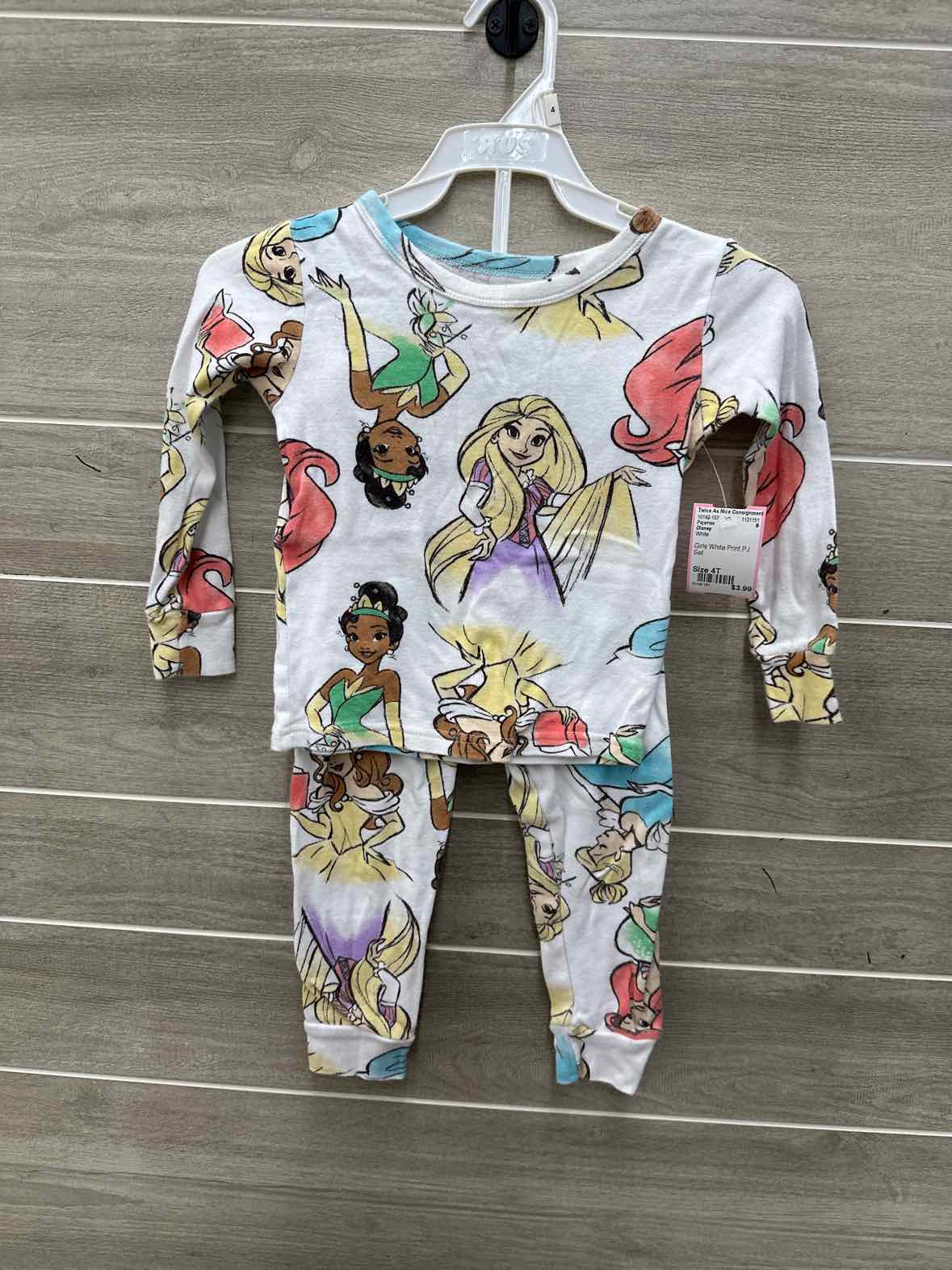 Disney Girls Size 4T Pajamas