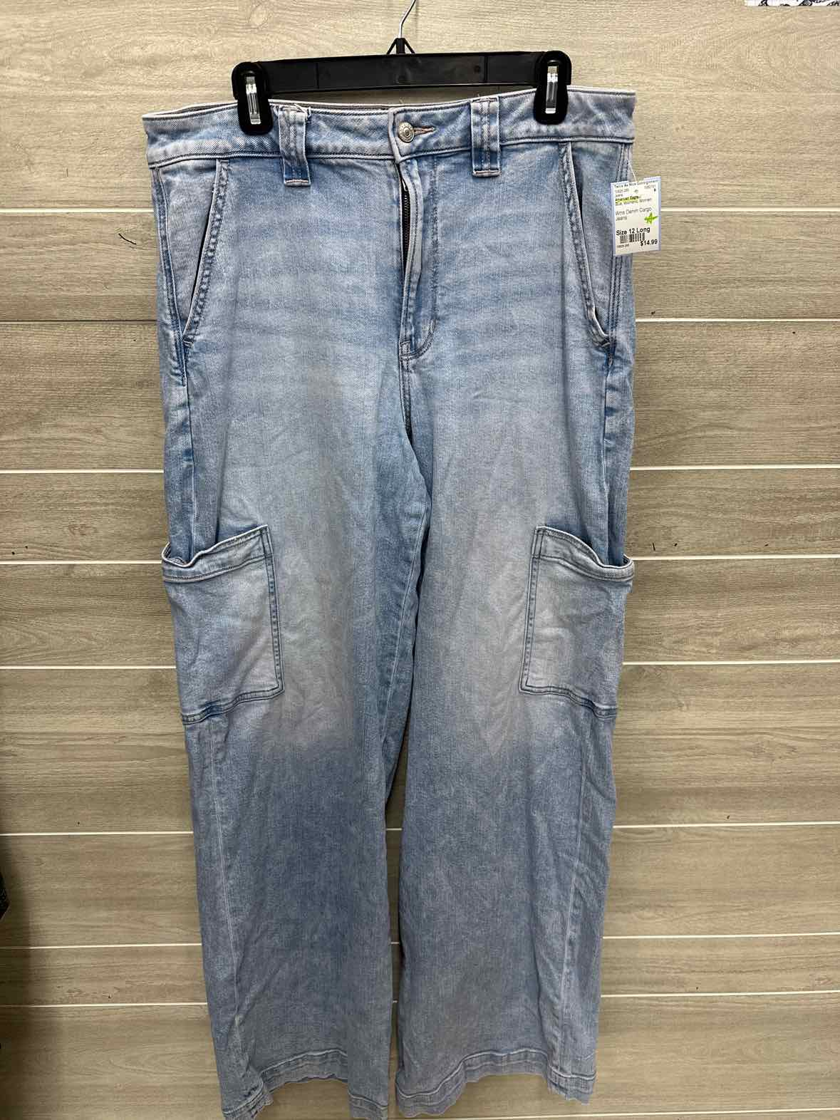 American Eagle Size 12 Long Blue Womens Jeans