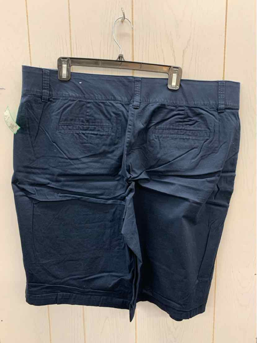 CJ Banks Navy Womens Size 22W Shorts