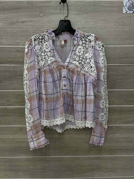 PILCRO Lavender Womens Women Size XS Shirt