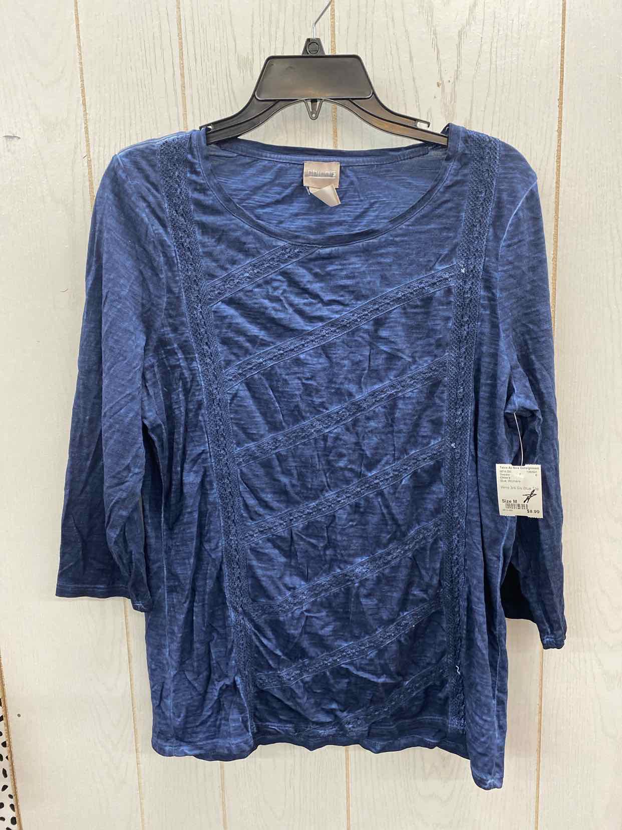 Chico's Blue Womens Size M Sweater