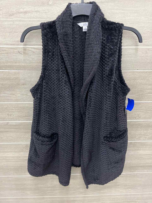 Croft & Barrow Size M Black Womens Vest