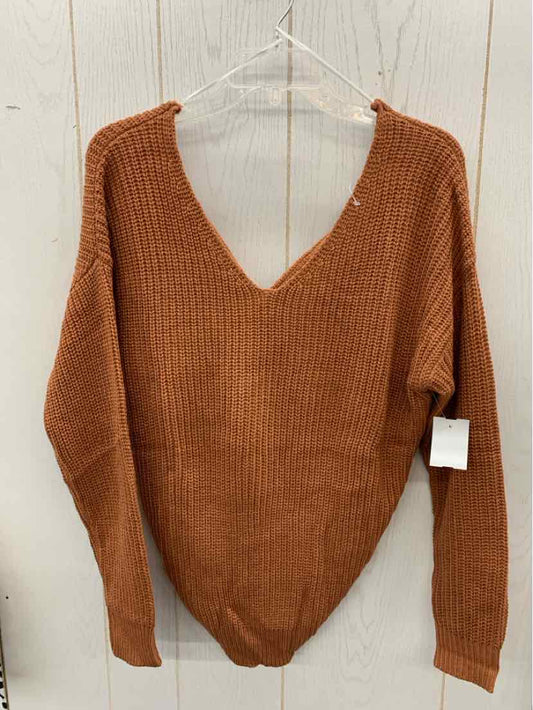 Love Tree Brown Womens Size Small Sweater