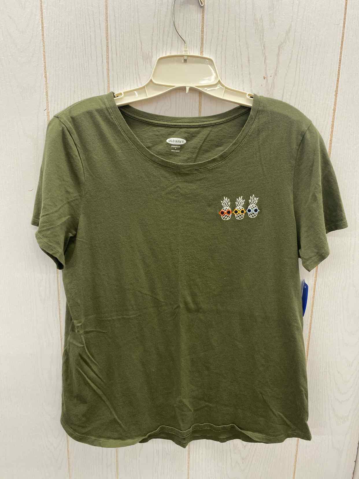 Old Navy Olive Womens Size L Shirt