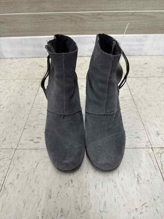 TOMS US Shoe Size 8 Gray Womens Boots