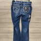 Silver Blue Womens Women Size 10 Short Jeans