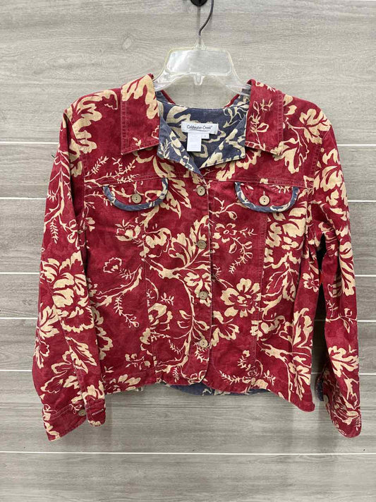 Coldwater Creek Red Womens Women Size 12 Blazer