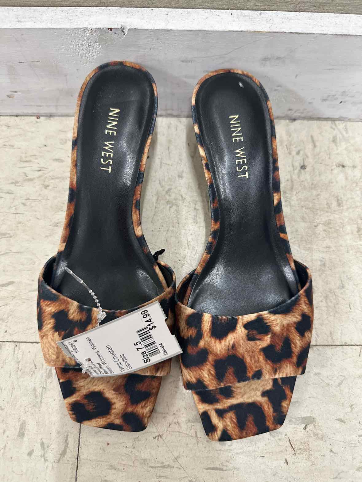 Nine West US Shoe Size 7.5 Brown Womens Shoes/Footwear