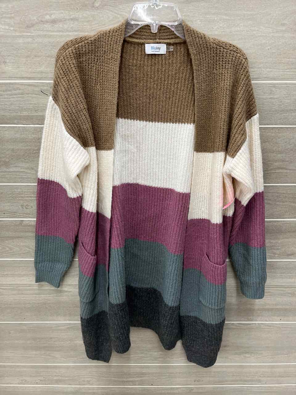 Blue Island Size S/M Multi-Color Womens Sweater