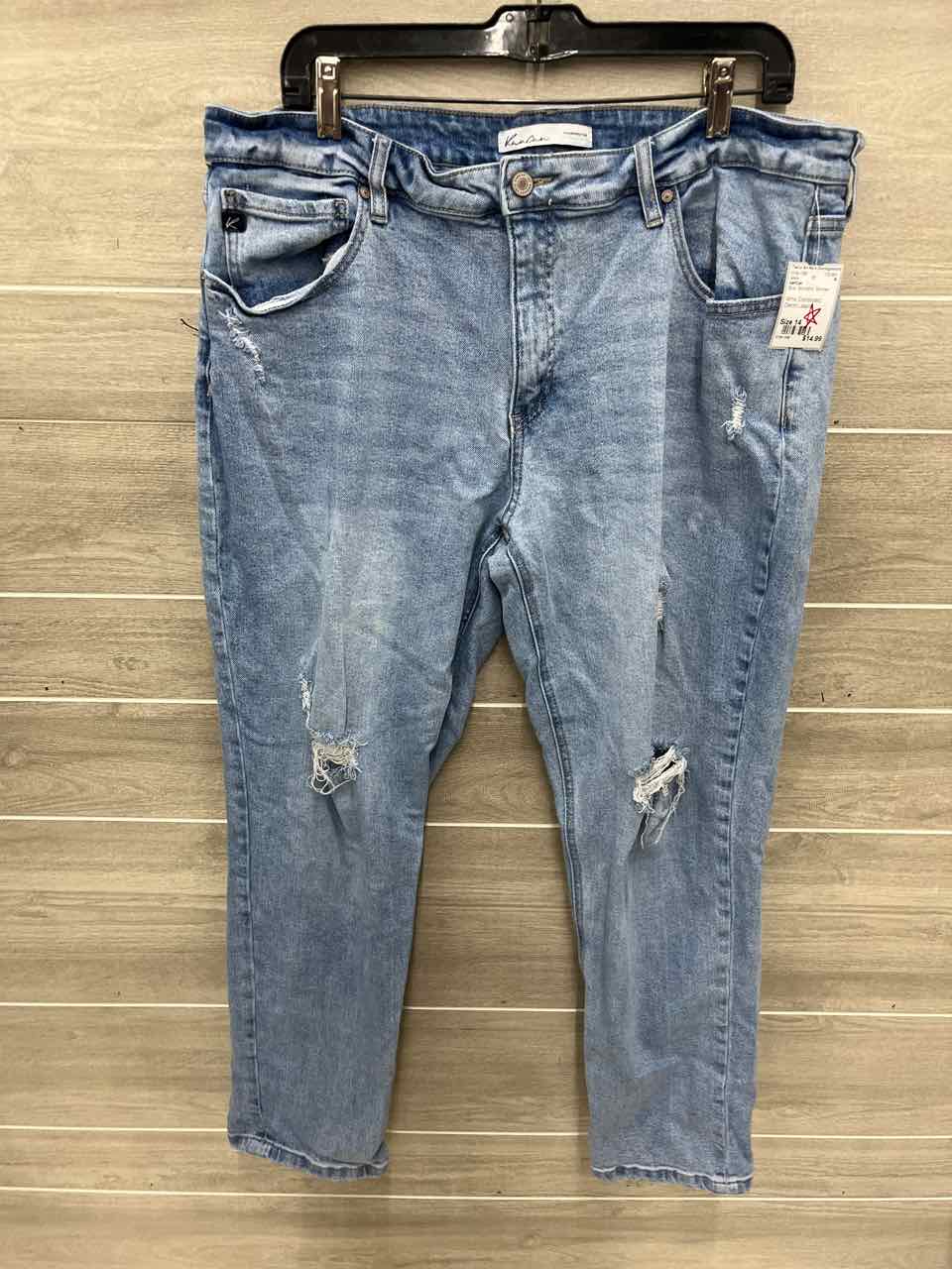 KanCan Size 14 Blue Womens Jeans
