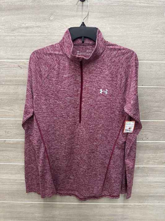 Under Armour Size L Burgundy Womens Shirt