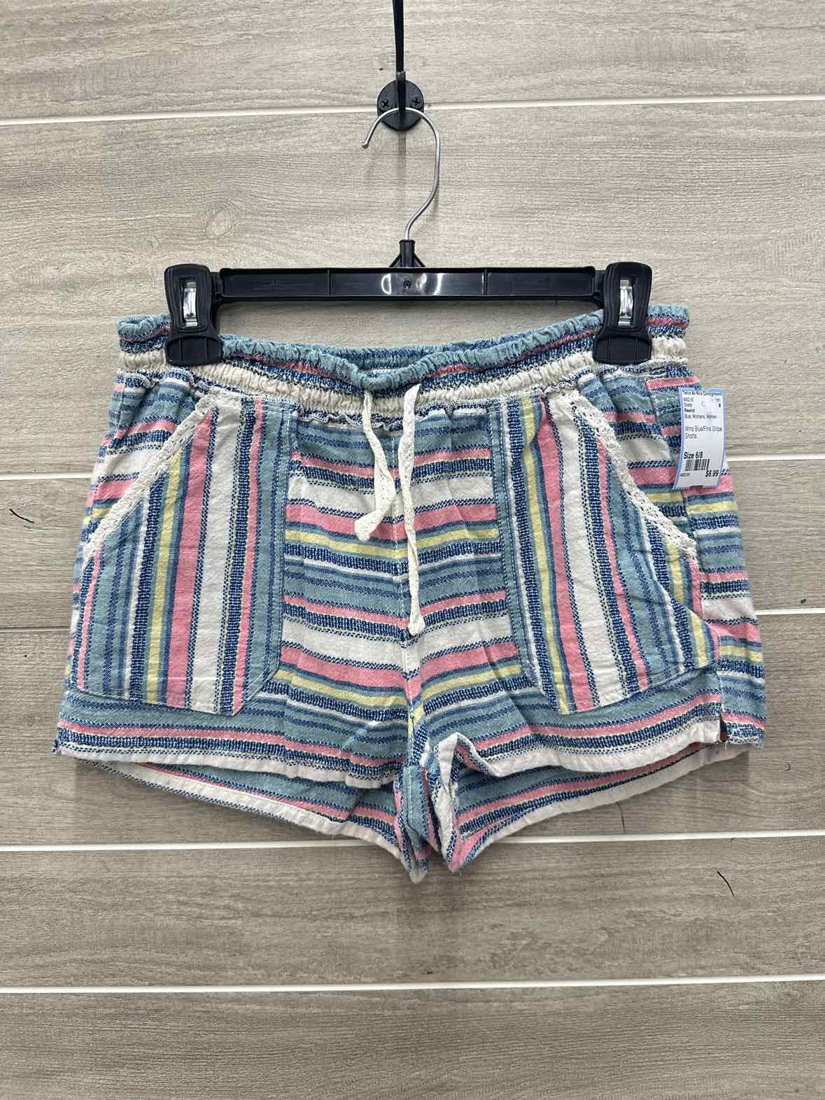 Rewind Size 6/8 Blue Womens Shorts