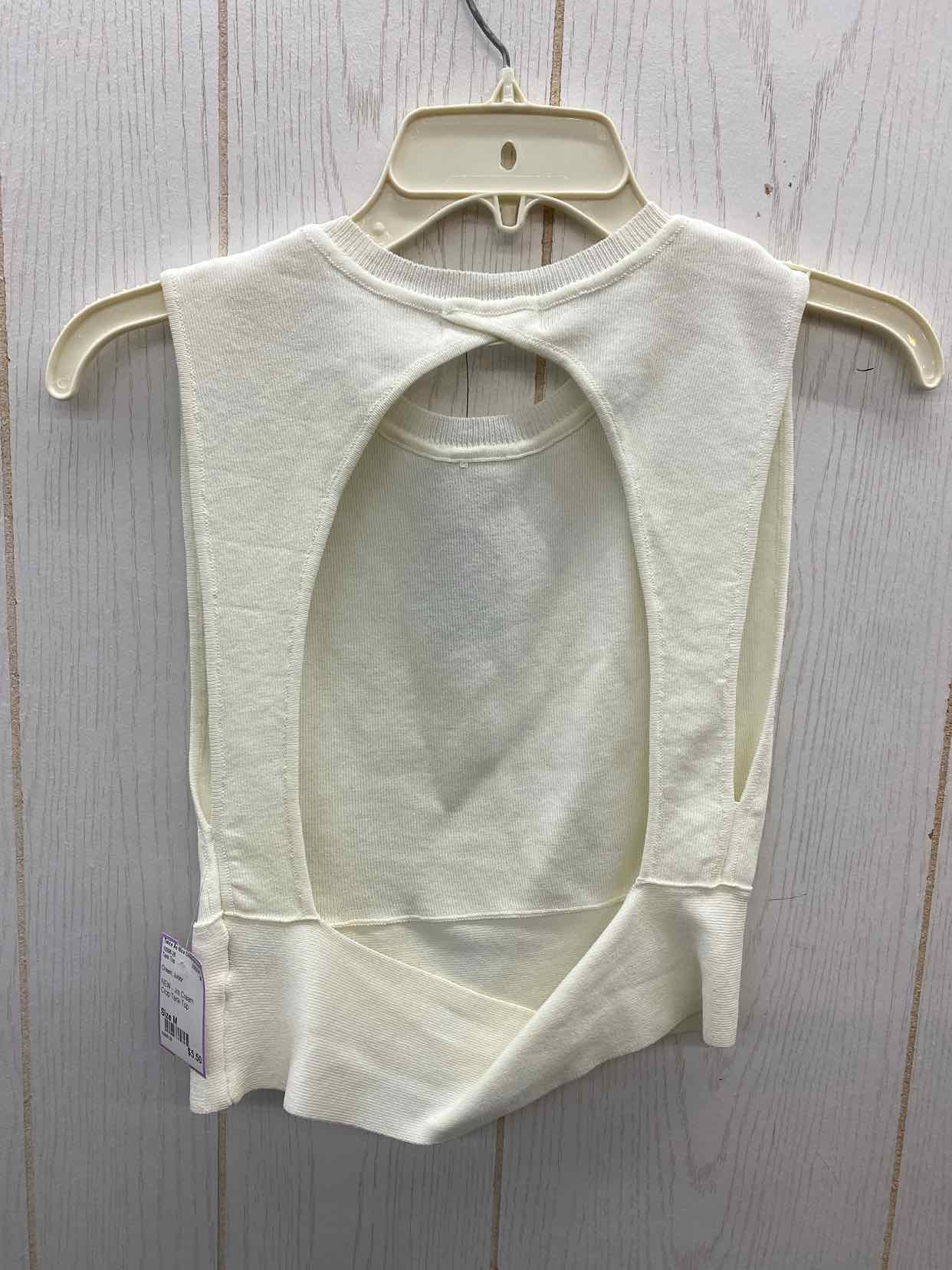 Cream Junior Size M Tank Top