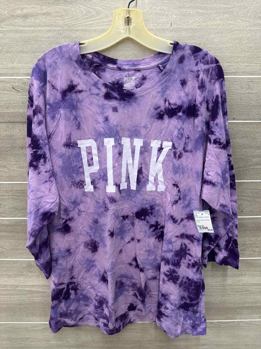 PINK Size XL Purple Womens Shirt