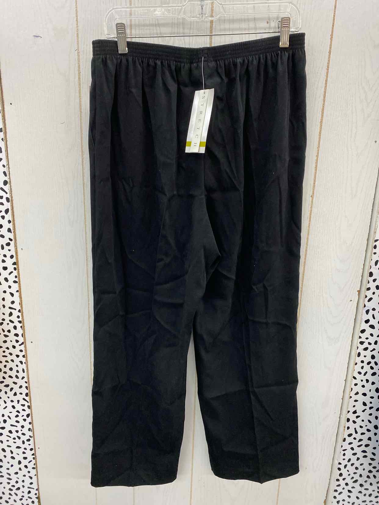 Alfred Dunner Black Womens Size 14 Pants