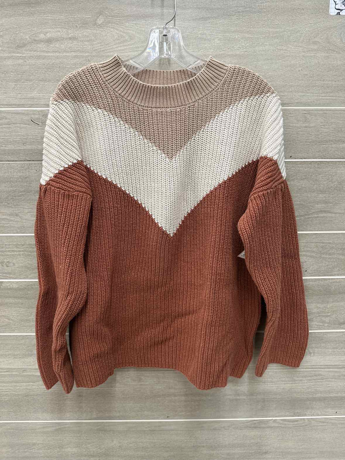 By Together Size M Tan Womens Sweater
