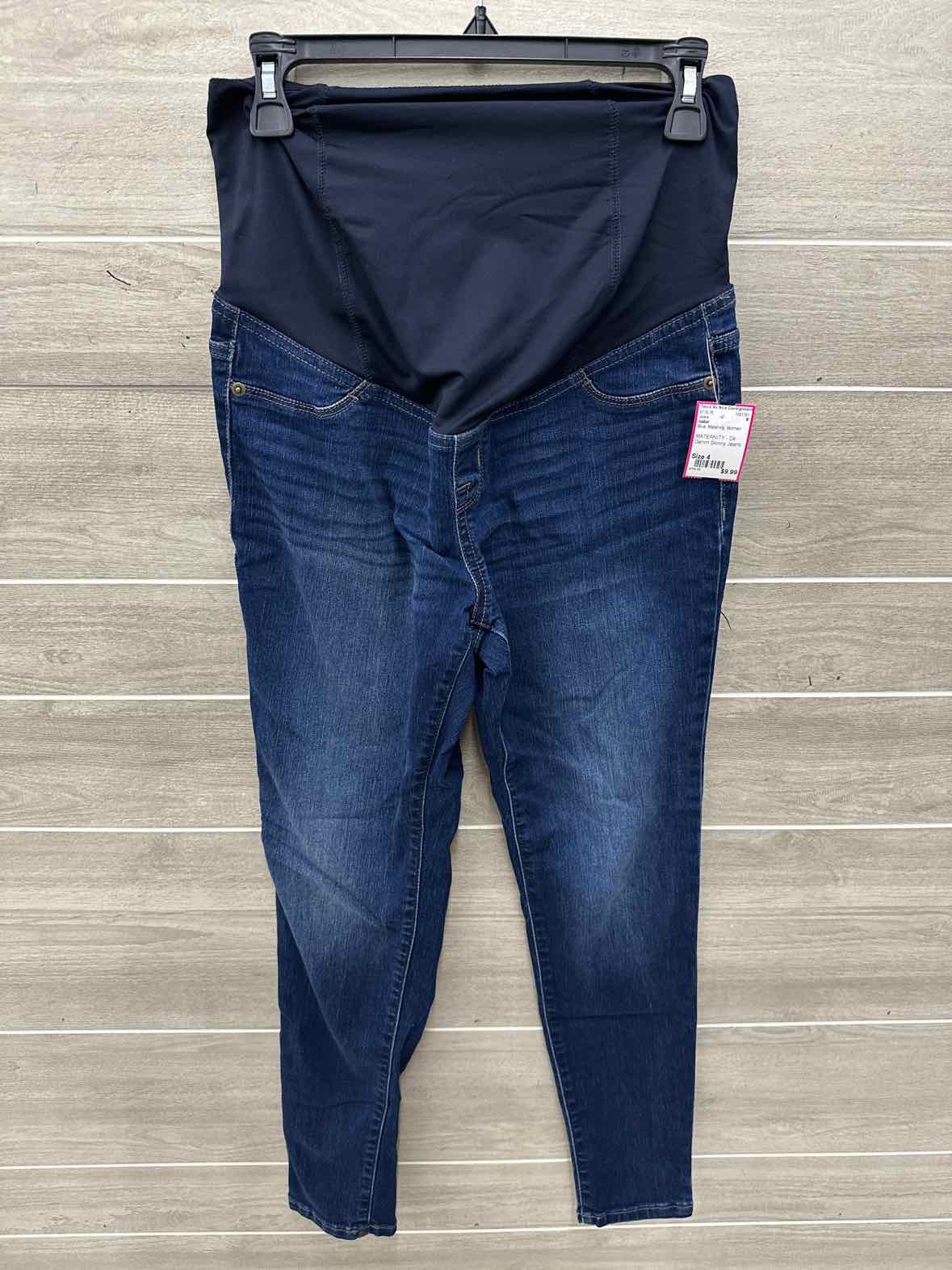 Isabel Size 4 Blue Maternity Jeans