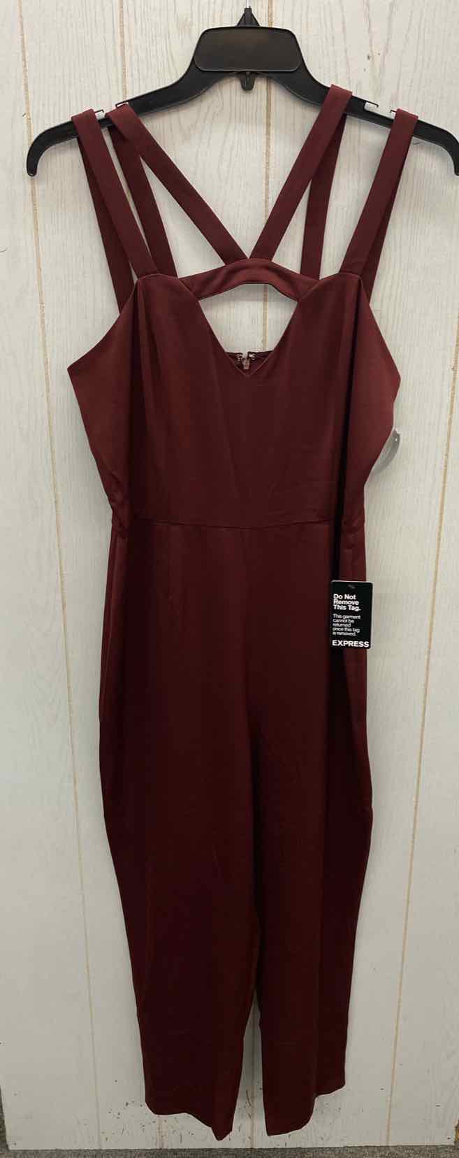Express Burgundy Womens Size 10/12 Jumper
