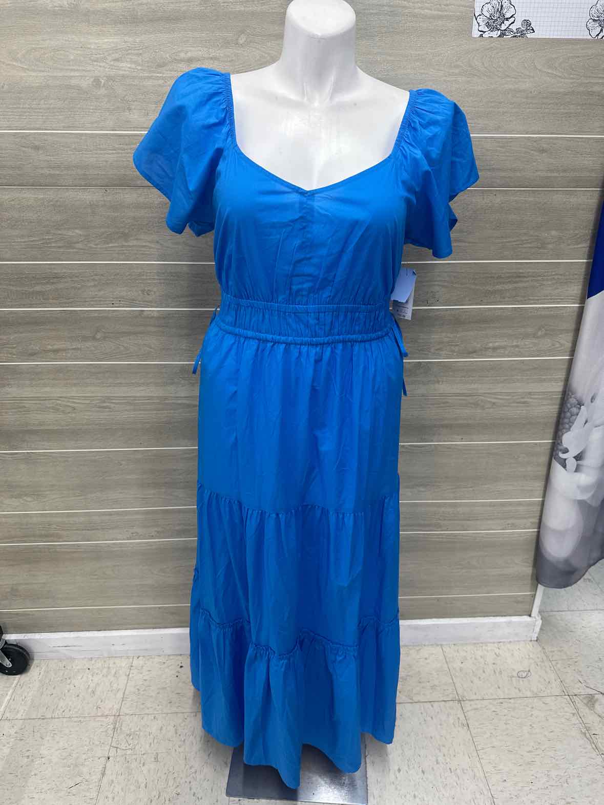 Time & Tru Size 20 Blue Plus Dress