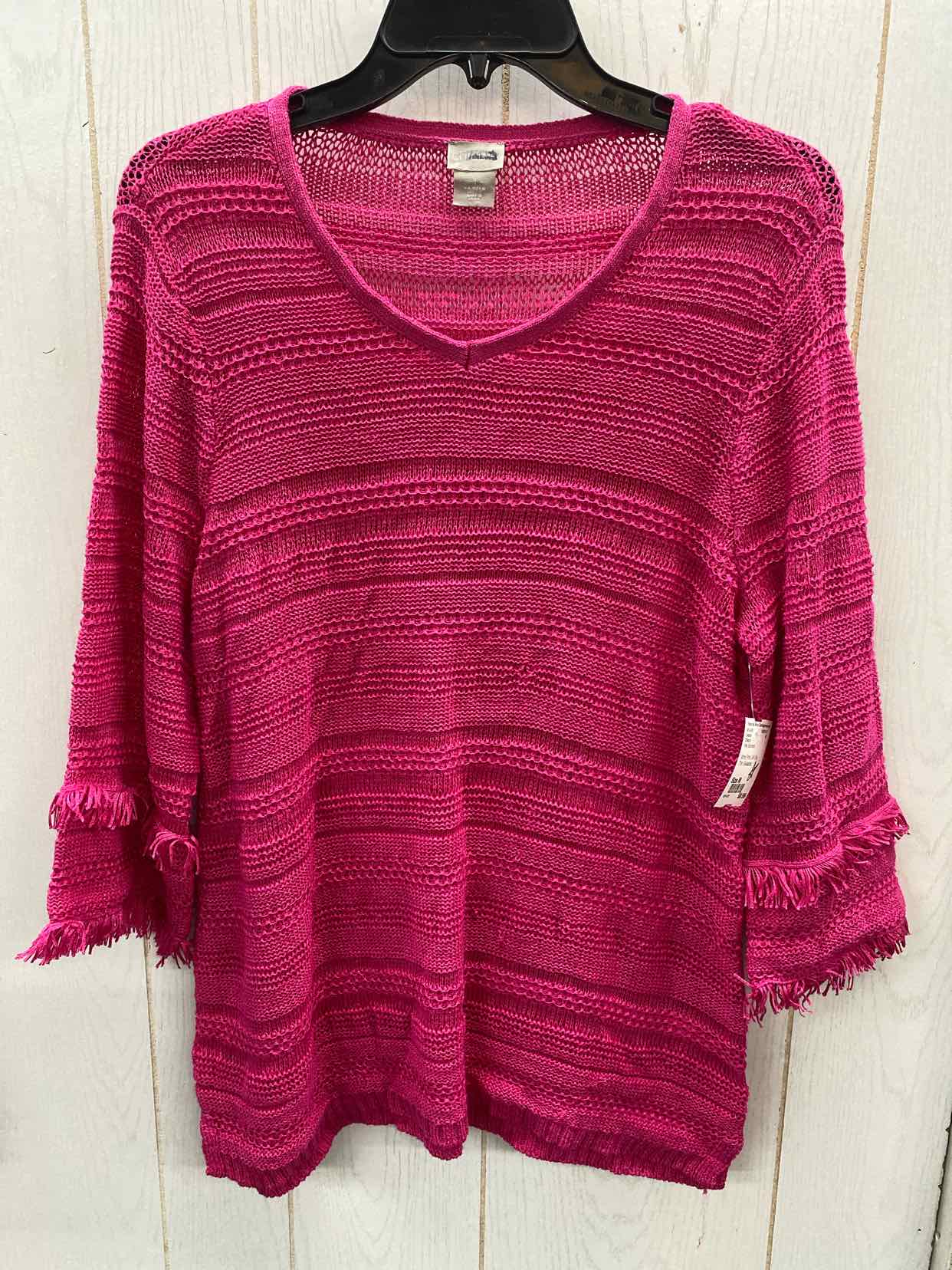 Chico's Pink Womens Size M Sweater