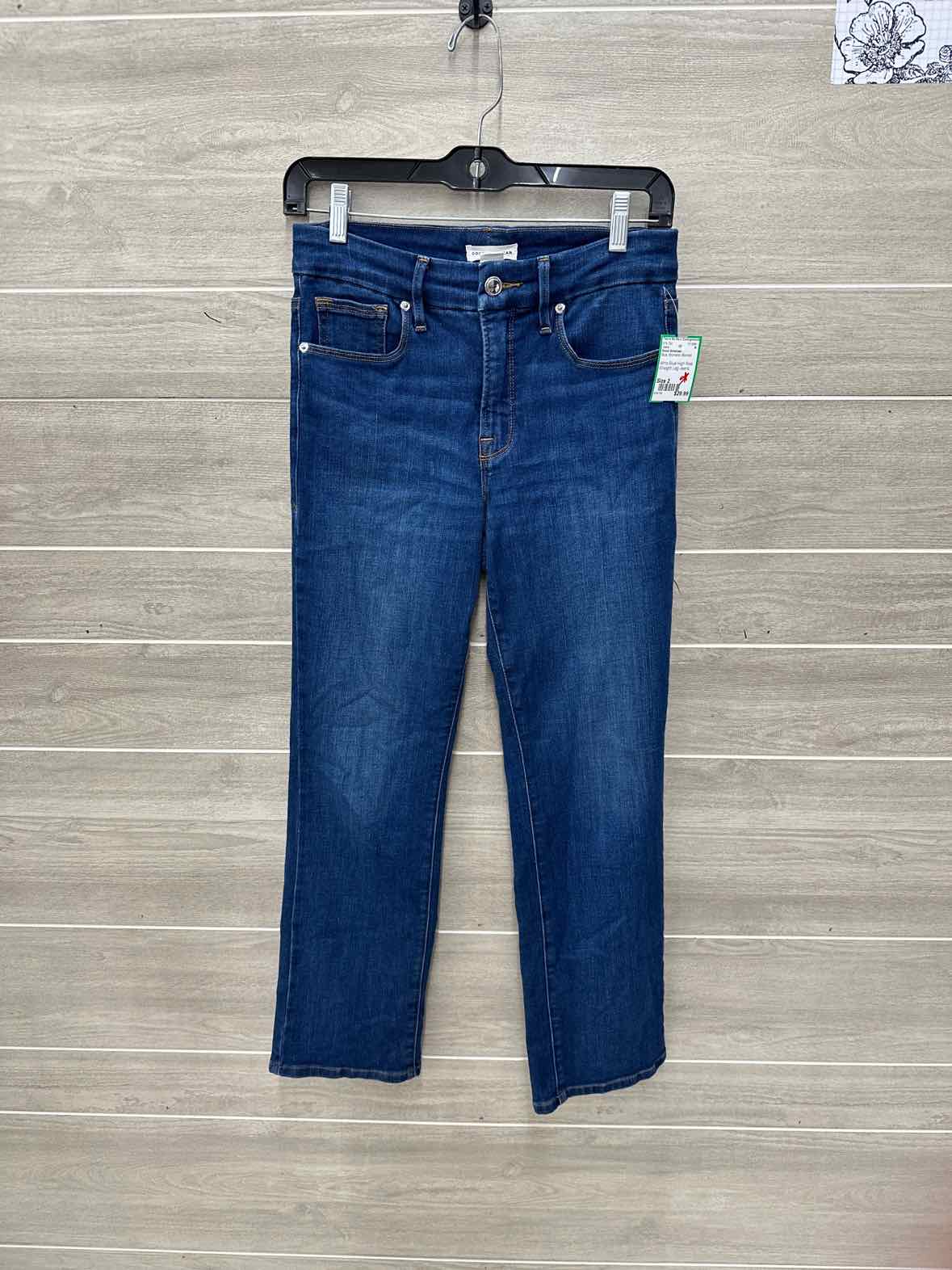 Good American Size 2 Blue Womens Jeans