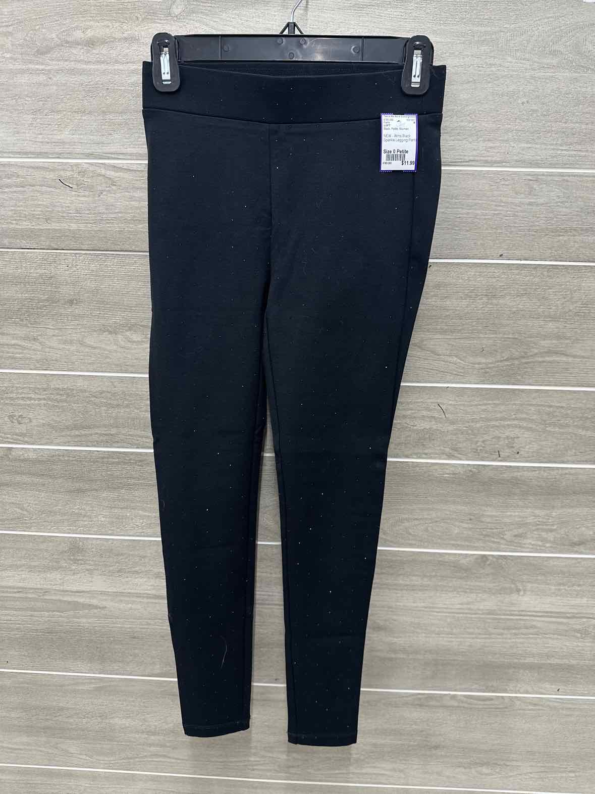 LOFT Size 0 Petite Black Petite Pants