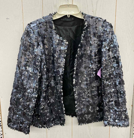 ZARA Black Womens Size 10/12 Blazer