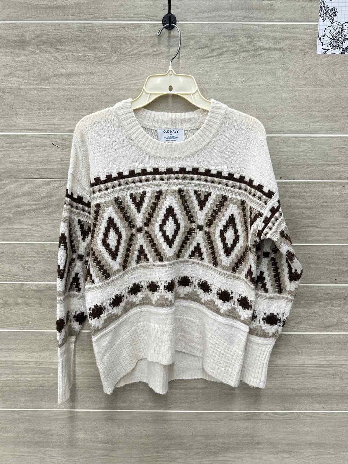 Old Navy Size XS Cream Womens Sweater