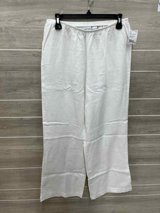 Chico's Size 8 White Womens Pants