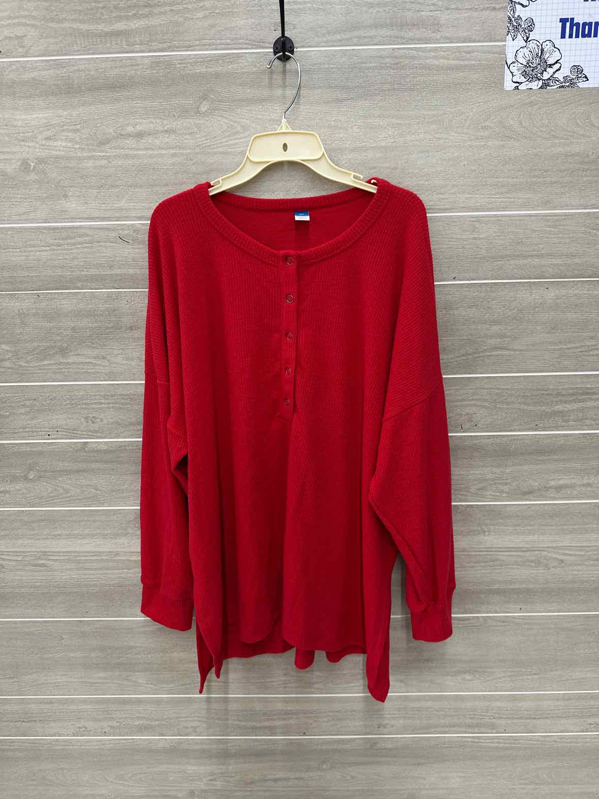 Old Navy Size XXL Red Plus Shirt