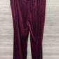 MTS Size 10 Burgundy Womens Pants