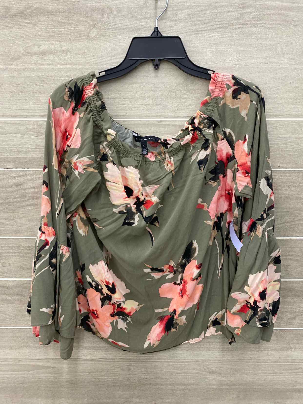 WHBM Green Womens Size L Shirt