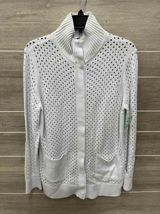 Talbots Size M White Womens Sweater