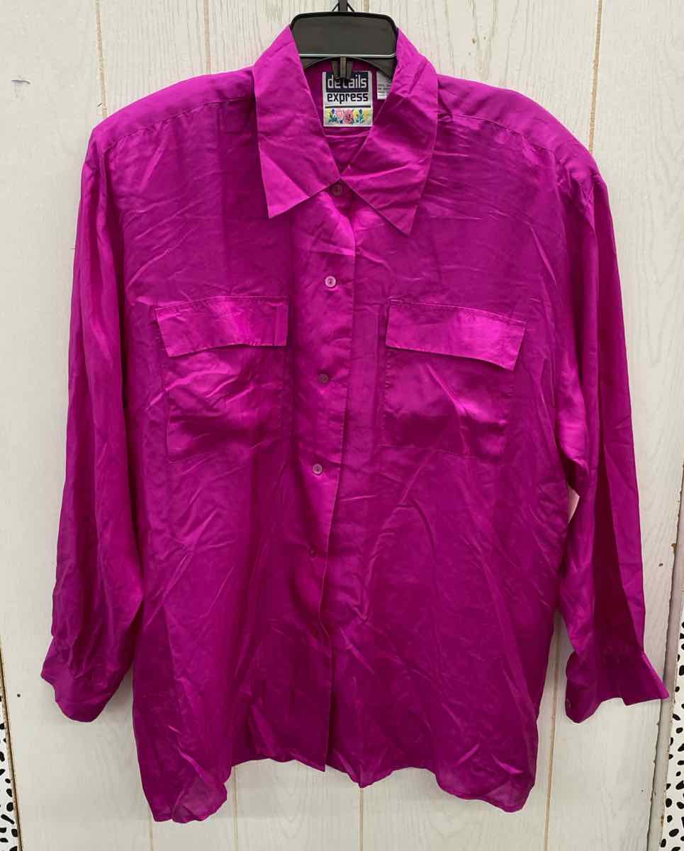 Details Purple Womens Size L Shirt