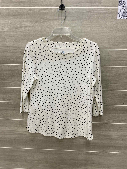 Croft & Barrow White Womens Women Size Small Shirt