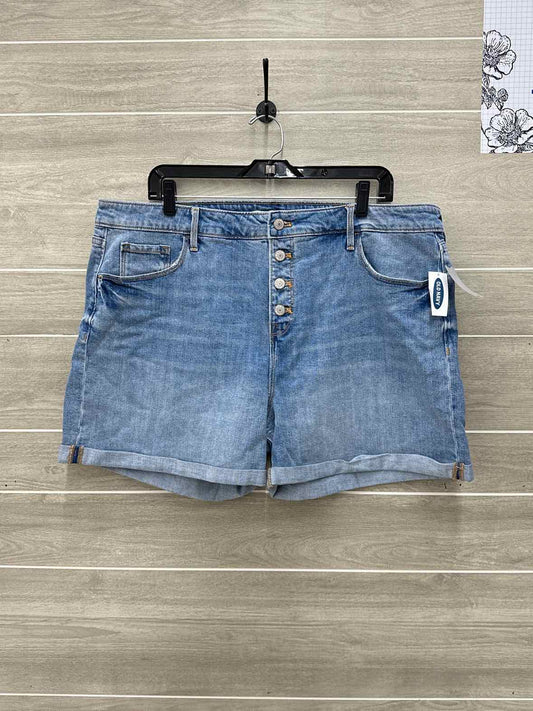 Old Navy Blue Womens Women Size 18 Shorts