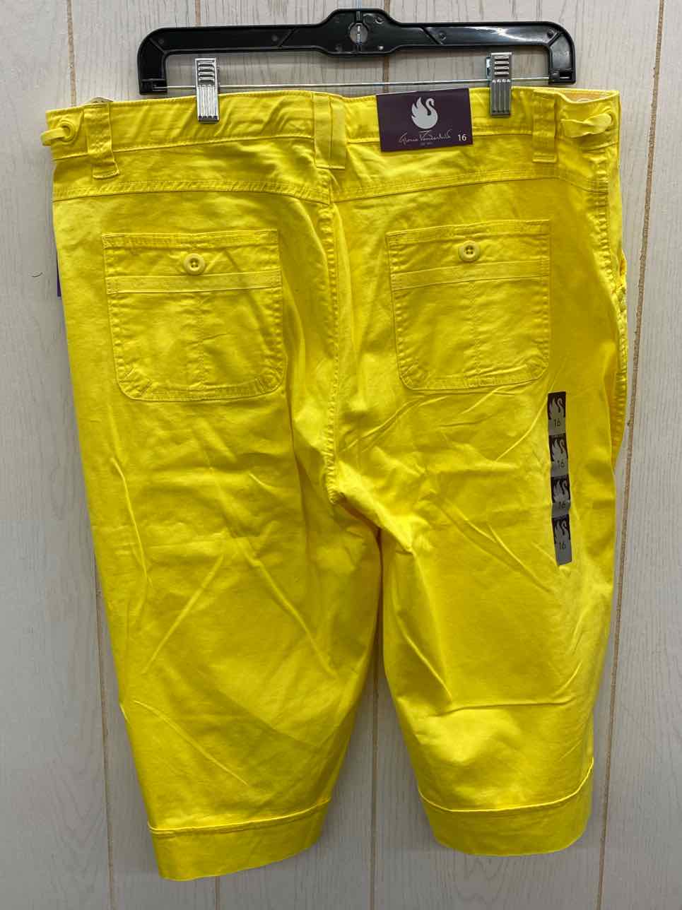 Gloria Vanderbilt Yellow Womens Size 16 Pants