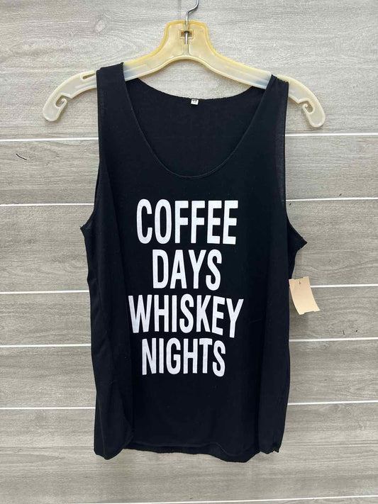 Black Womens Size M Tank Top