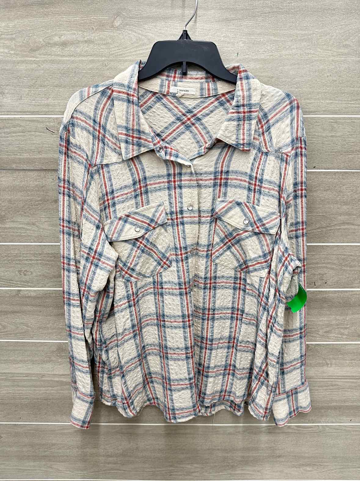Maurices Size XL Cream Womens Shirt