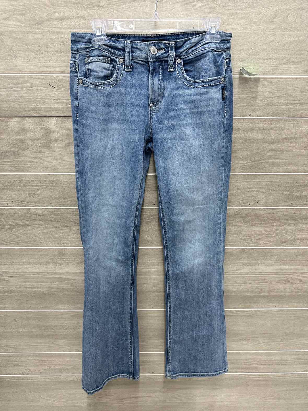 Silver Size 4 Blue Womens Jeans