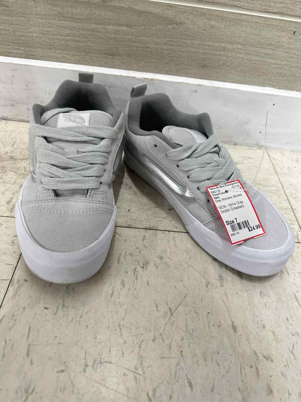 Vans US Shoe Size 7 Gray Womens Shoes/Footwear