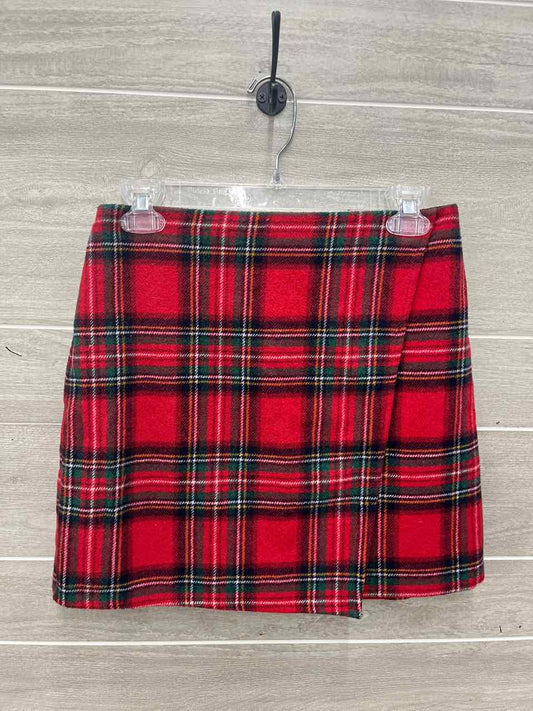 Hollister Size 2/4 Red Junior Skirt