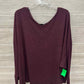 Maurices Size 3X Burgundy Plus Sweater