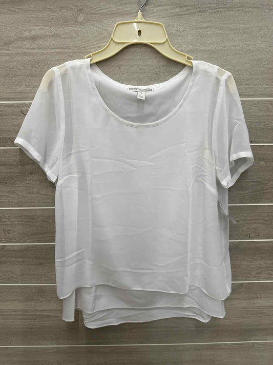 Dana Buchman White Womens Women Size Small Shirt