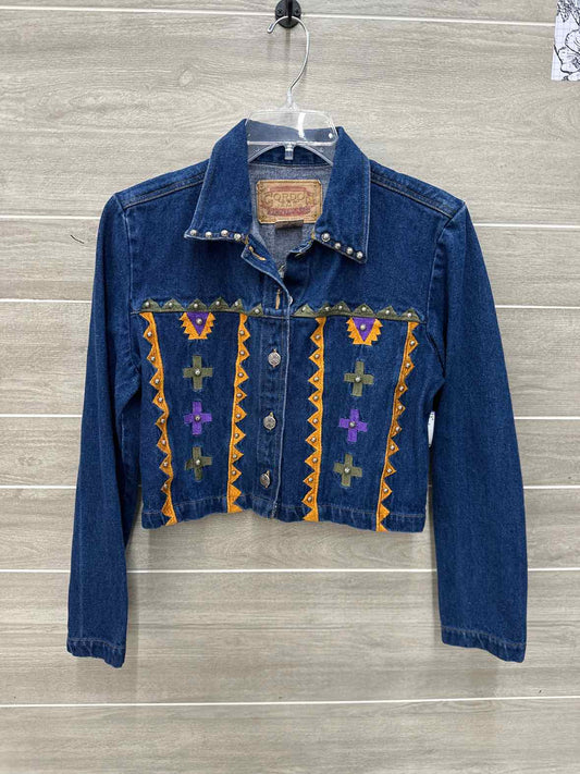 Size 4/6 Blue Womens Blazer