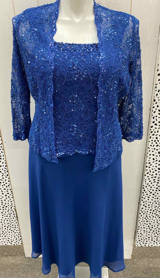 Blue Womens Size 14W Dress
