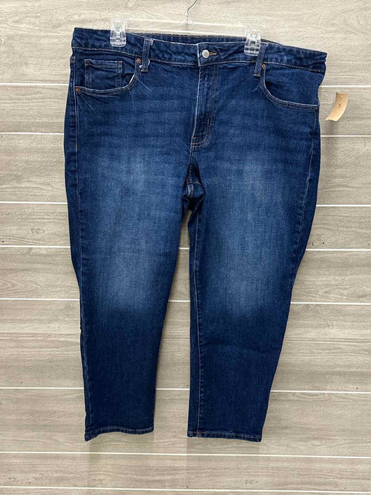 Old Navy Blue Womens Size 18P Jeans